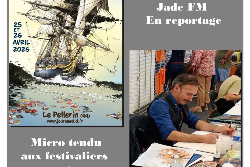 Localement vôtre rencontre avec les festivaliers et organisateurs des Journées de la BD au Pellerin